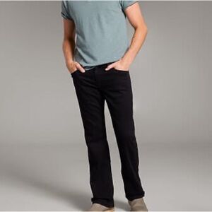 BKE Men's Jake Straight Stretch 29x32 Washed Black Charcoal Slim Jeans Classic